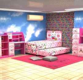 Angel Cat Sugar Room set